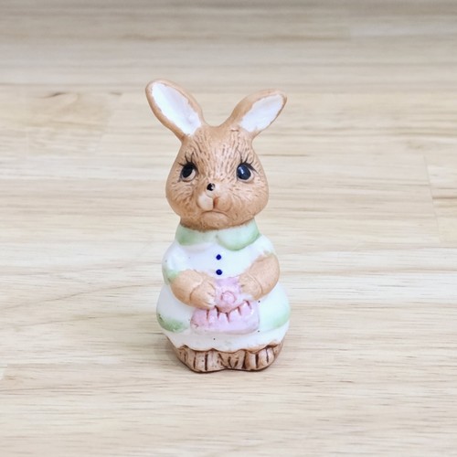 Bunny rabbit figurine brown - bunny,